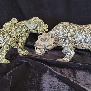 2 Jaguar Sculptures from Mexico