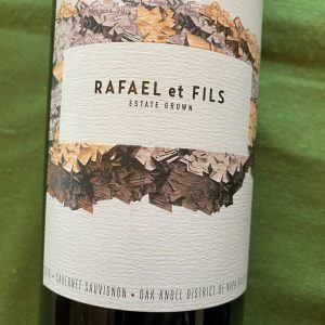 10 bottles – Rafael et Fils Estate Cabernet Sauvignon 2018