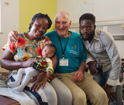 AfS’ Karl Wustrack poses with family